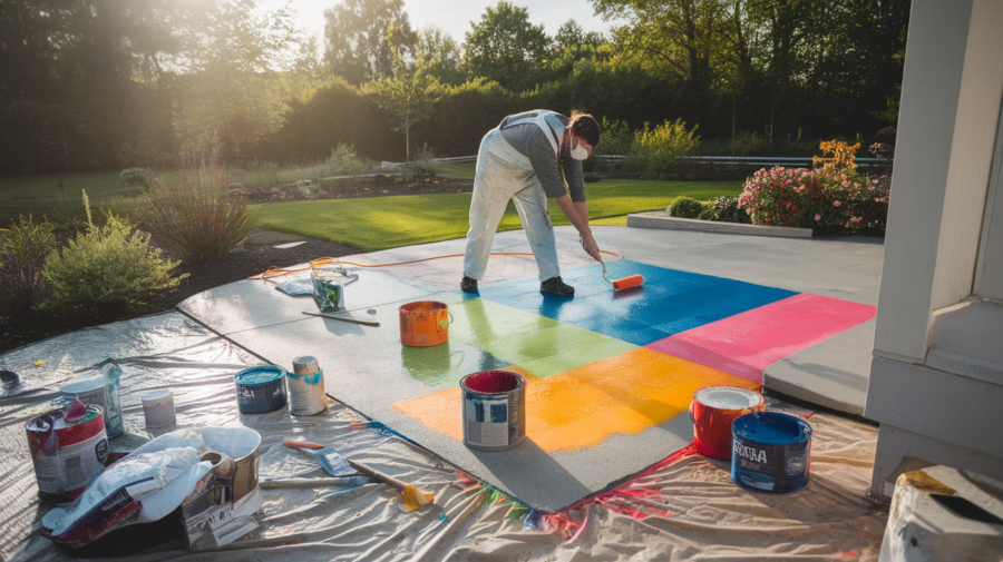 Peindre du béton extérieur : astuces et techniques à connaître