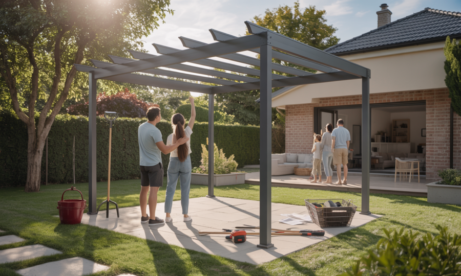 Pergola Brico Dépôt : top critères pour bien choisir et installer sa pergola bois ou alu