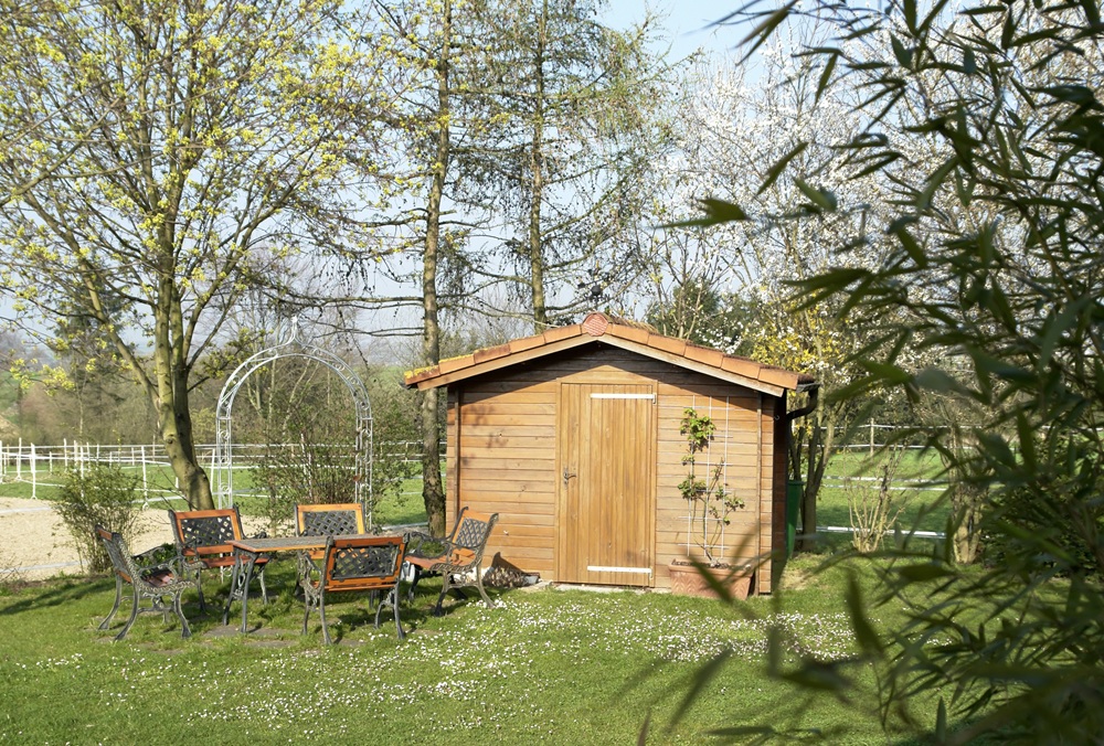 abri de jardin en bois