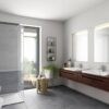 salle de bain meuble suspendus double vasque