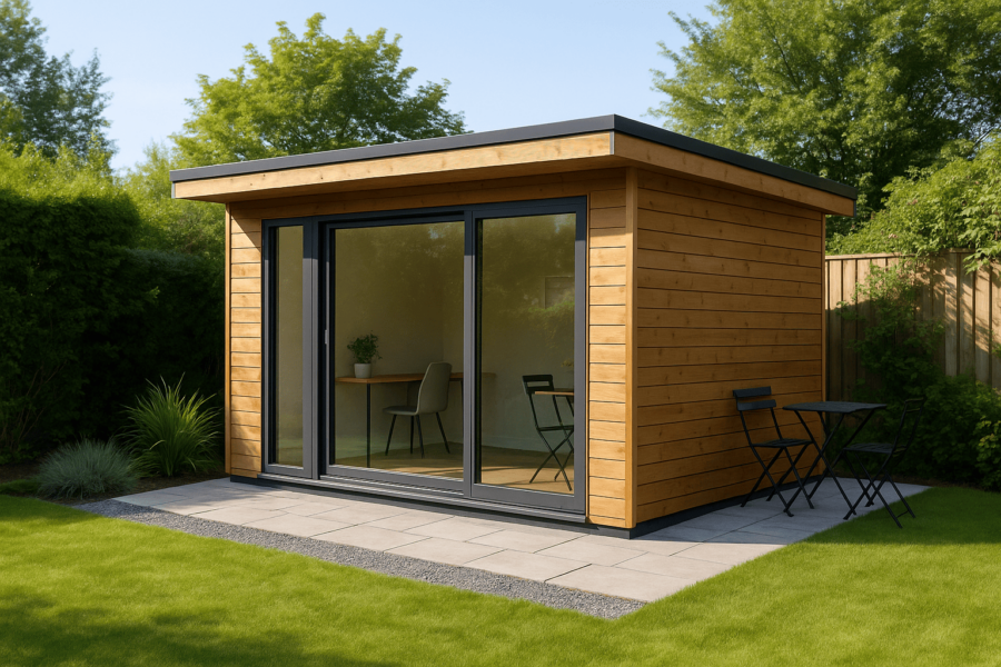 Le studio de jardin, la solution moderne pour créer une pièce en plus