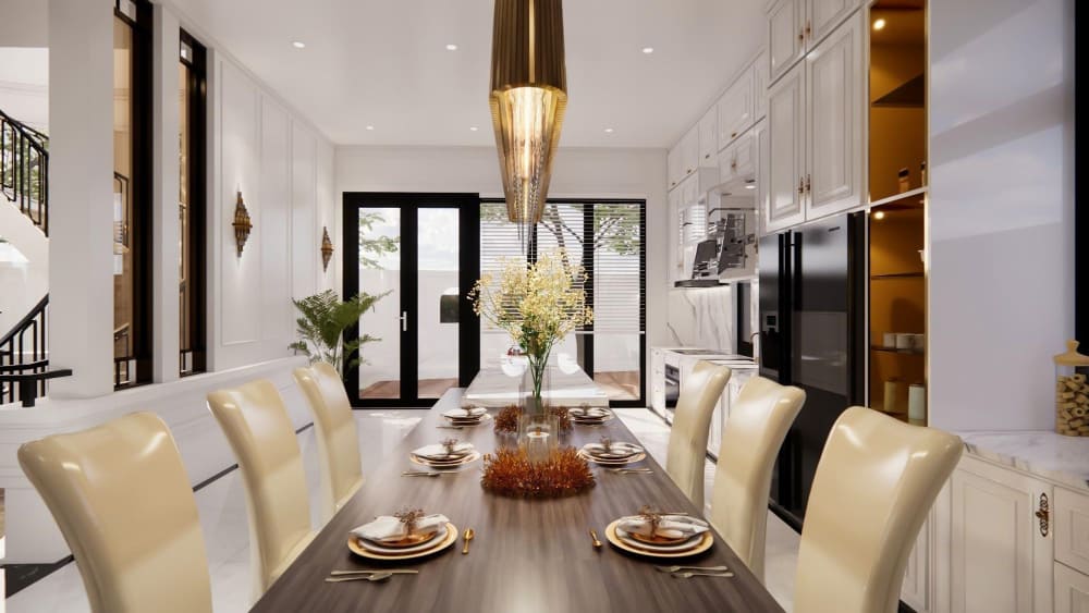 Aménagement salle à manger moderne