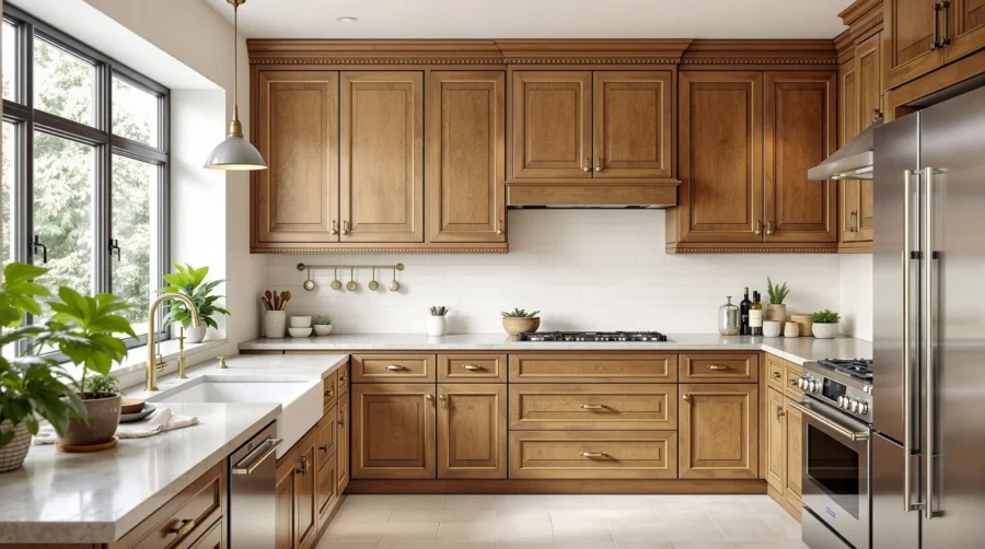 Comment moderniser et relooker une cuisine rustique en ch&ecirc;ne : conseils pratiques