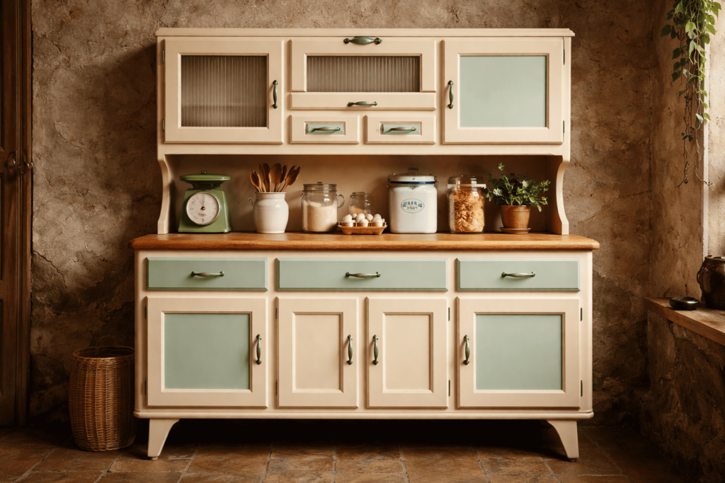 Un meuble mado dans une cuisine