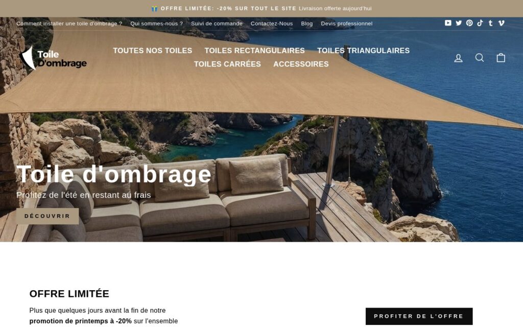 Toile-d&rsquo;Ombrage