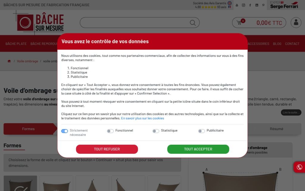 B&acirc;che Sur Mesure